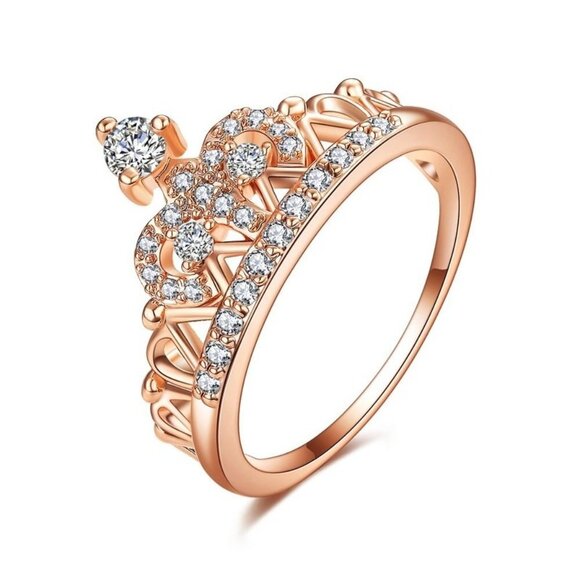 Jewelry - 💎Sweet Beautiful Round Dainty Gemstone Zircon Rings for Women, INDN8137